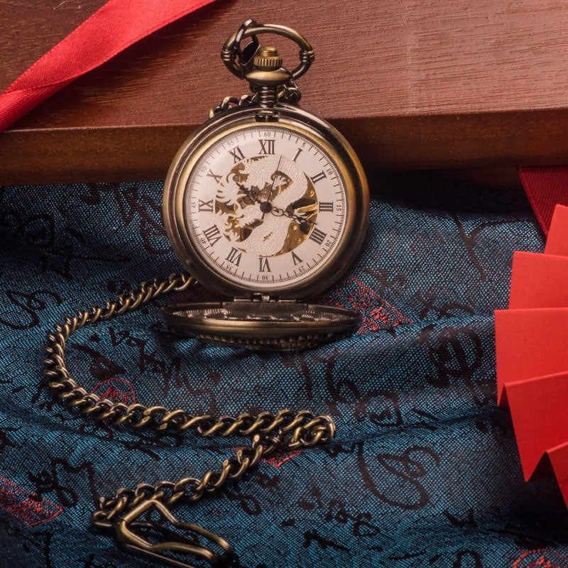 Orologio da tasca drago cinese