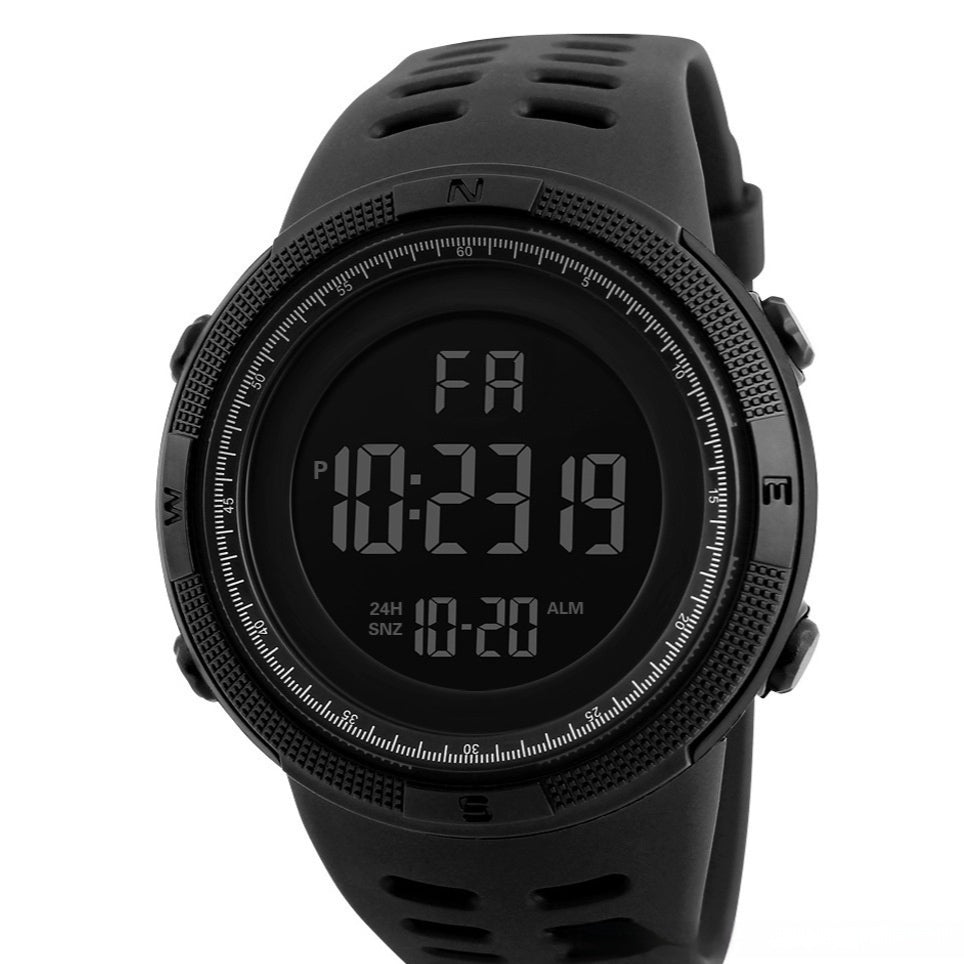 Orologio sportivo quadrante grande luminoso