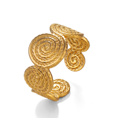 Anello regolabile a spirale