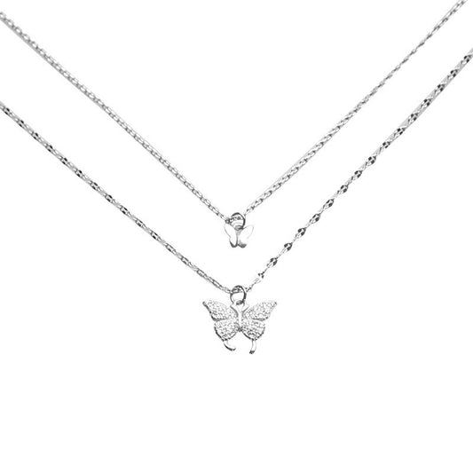 Collana farfalle oro