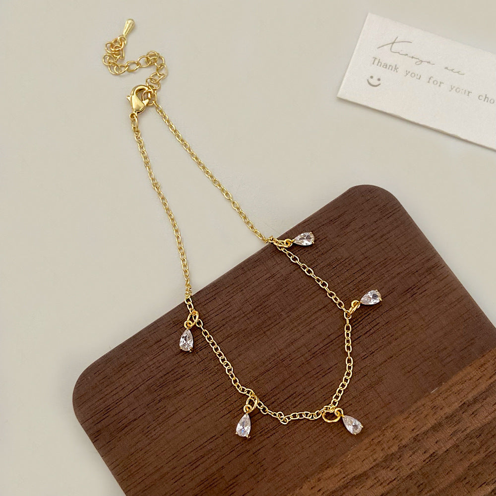 Collana zirconi fata da donna