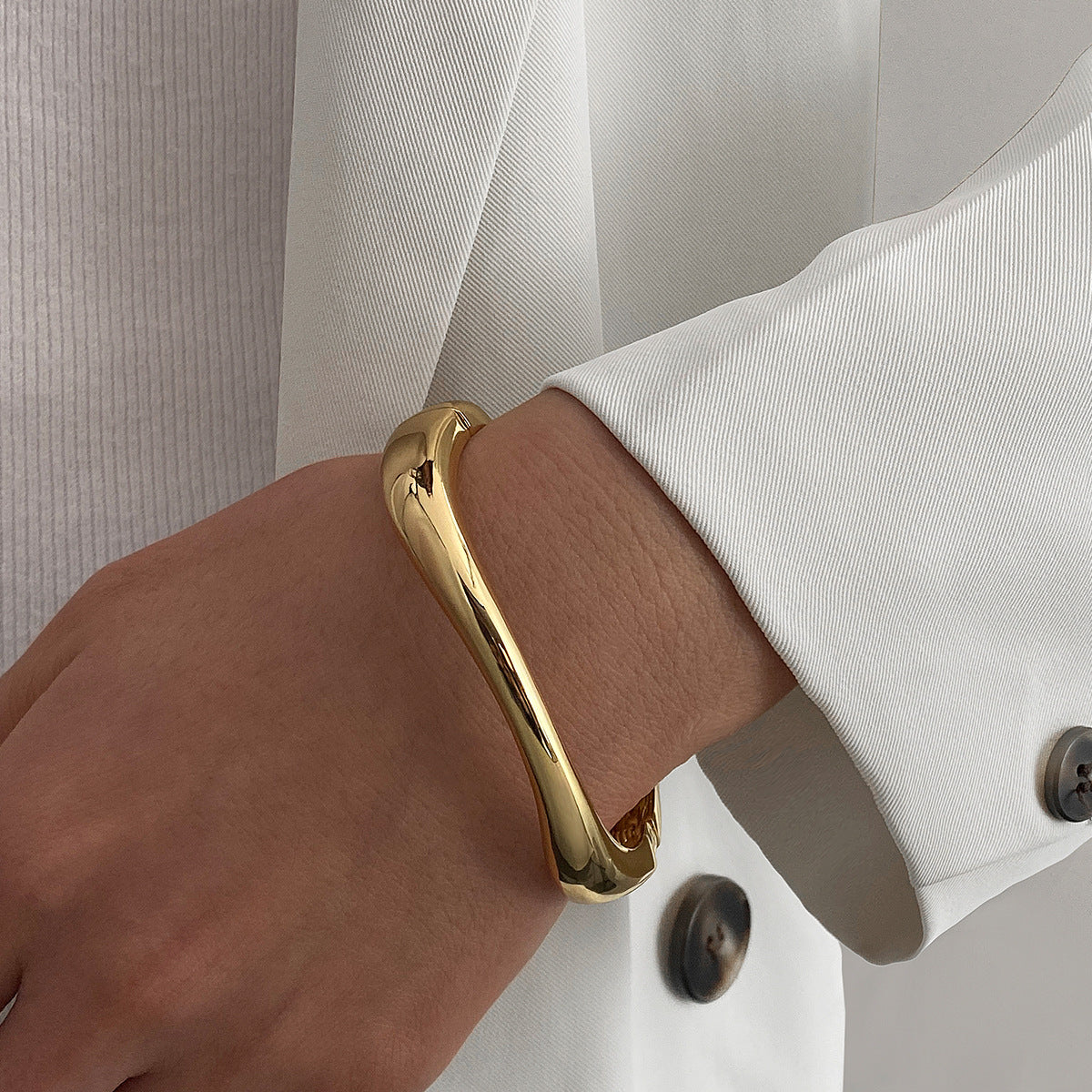 Bracciale Metallo Lucido