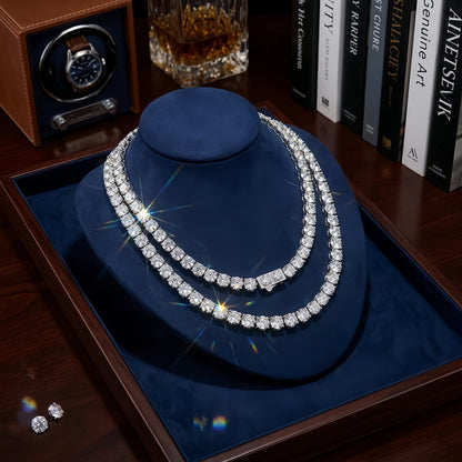 Collana multirighe pavé