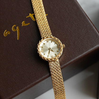 Orologio vintage dorato da donna