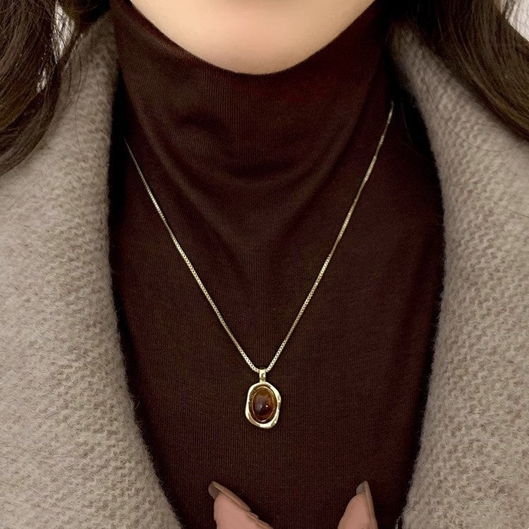 Collana ambra doppia