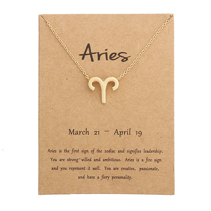 Collana segno zodiacale oro