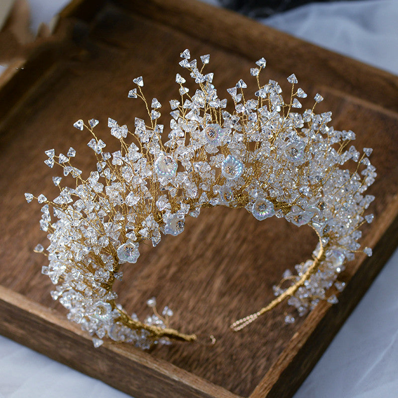 Ornamento corona fiori