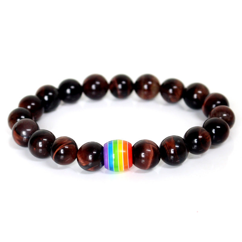 Bracciale arcobaleno coppia