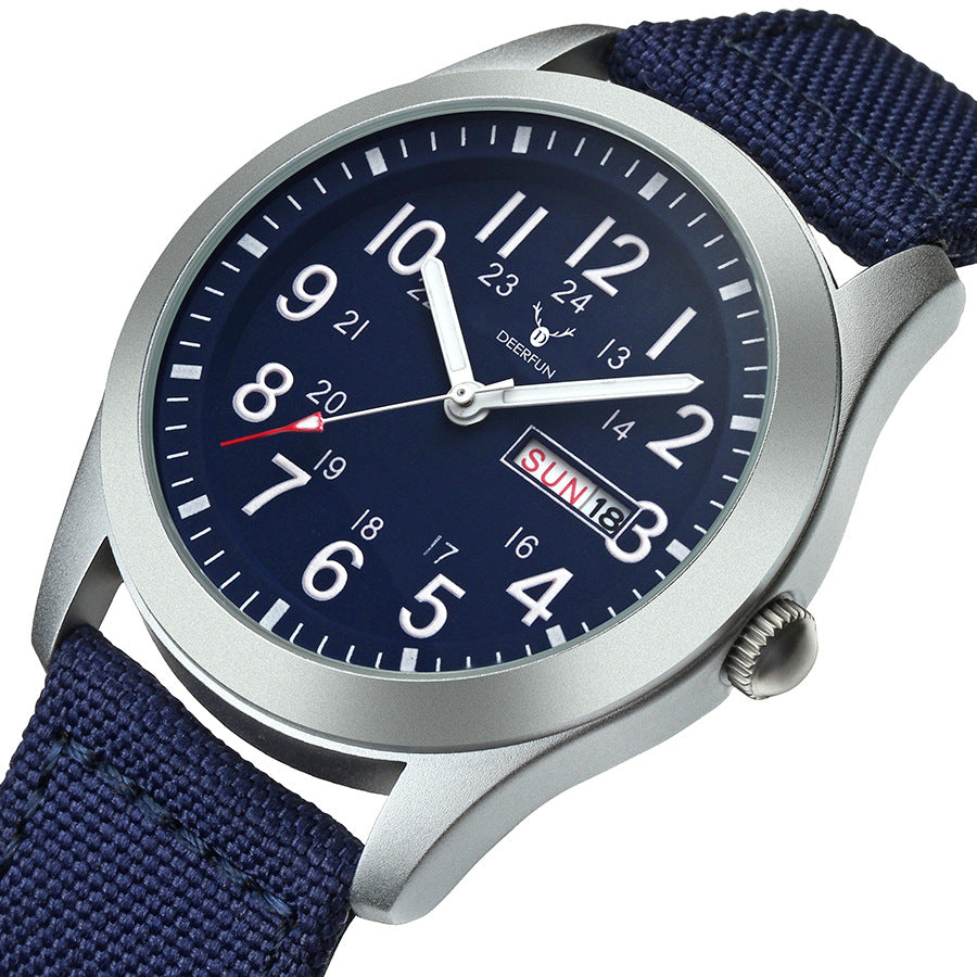 Orologio sportivo impermeabile in tela