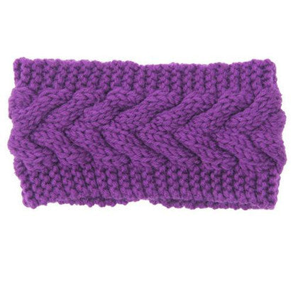Fascia capelli lana uncinetto