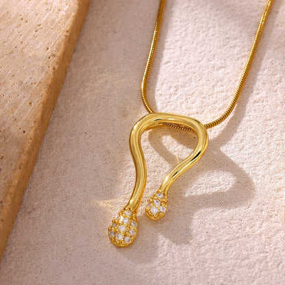 Collana clavicola a U