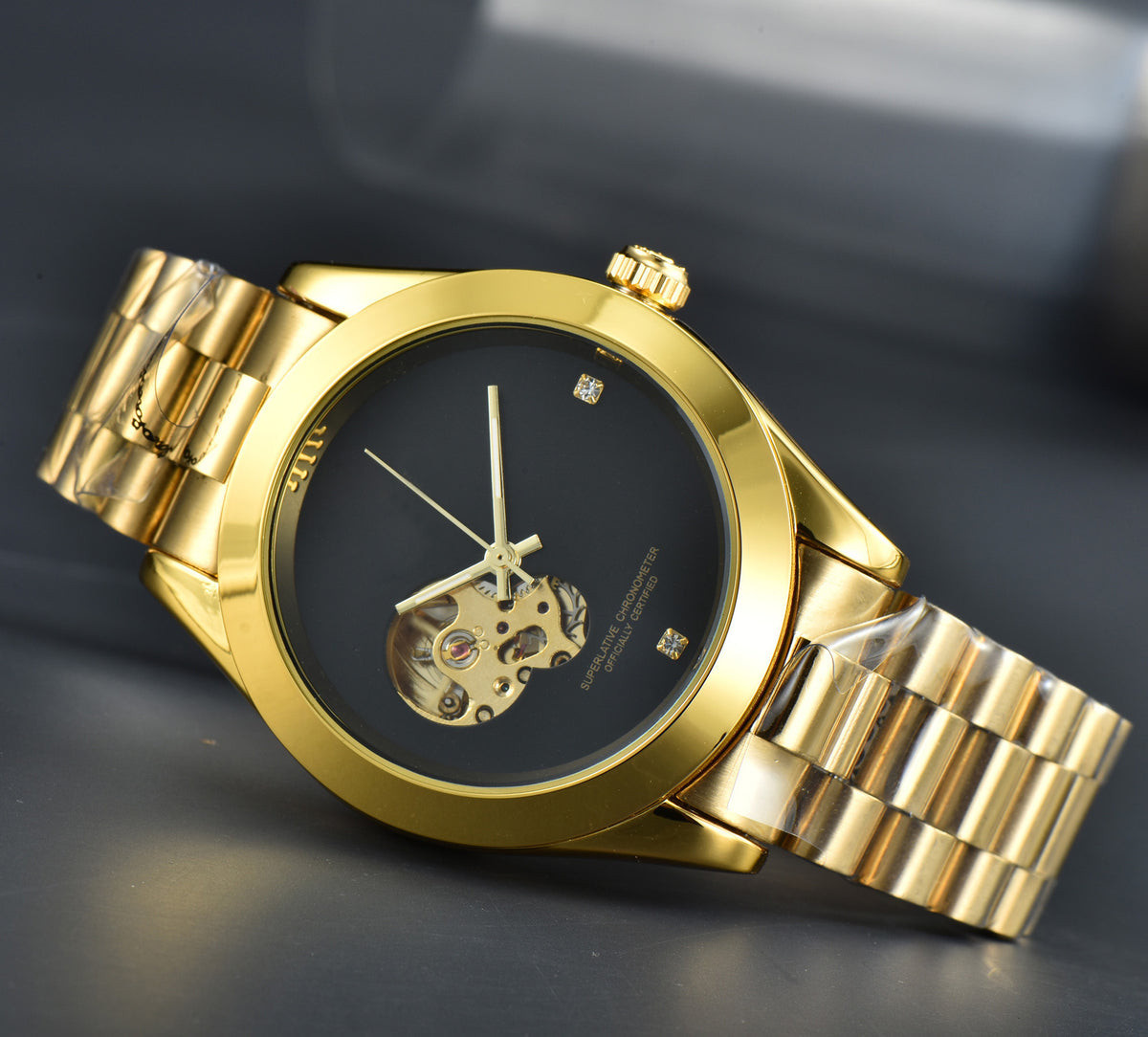 Orologio meccanico cavo casual
