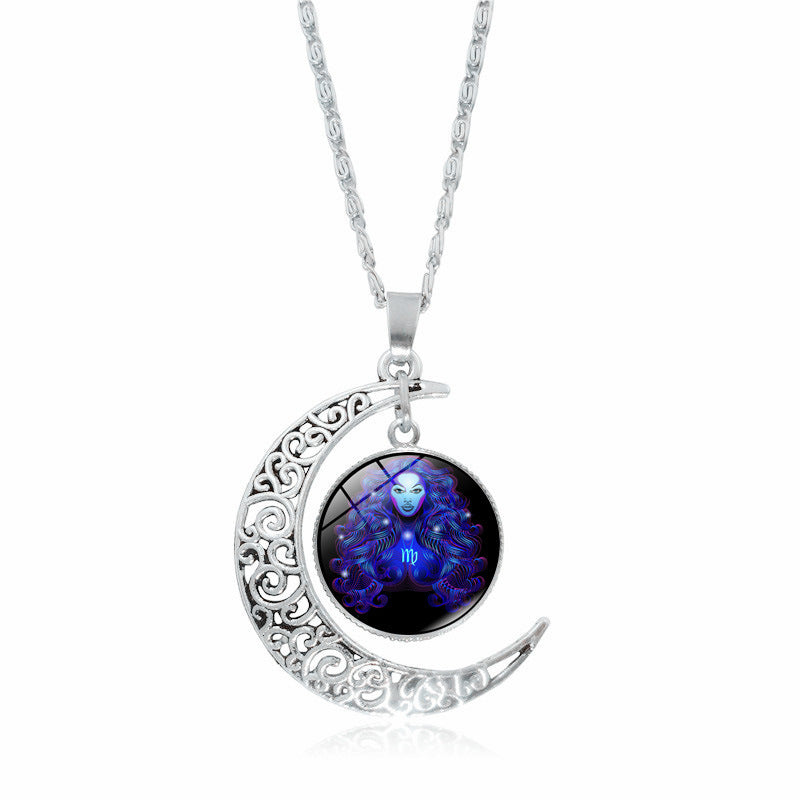 Collana segno zodiacale luna