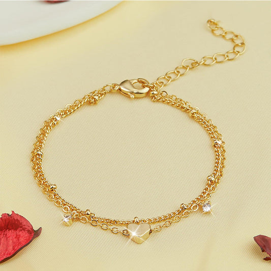 Cavigliera cuore zirconia