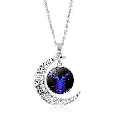 Collana segno zodiacale luna