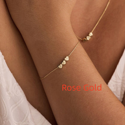 Bracciale cuore acciaio