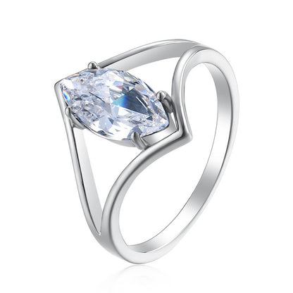 Anello zircone da donna