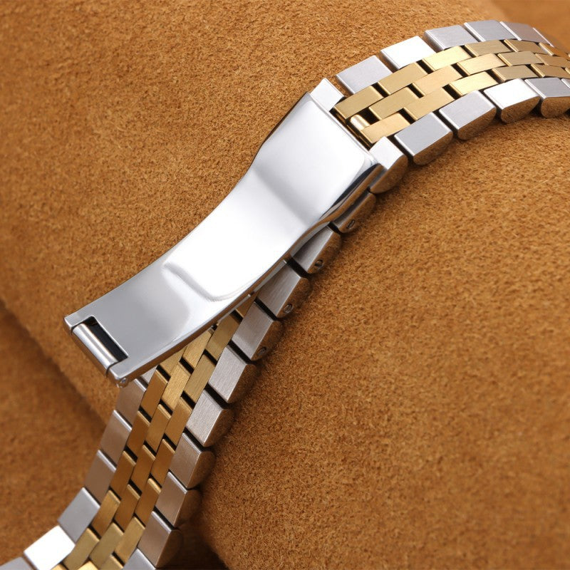 Orologio bracciale acciaio solido