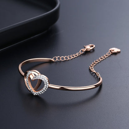 Collana Doppio Cuore Diamanti