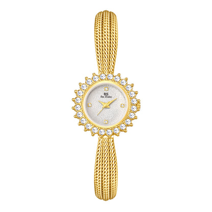 Orologio floreale con sole