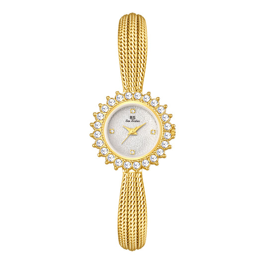 Orologio floreale con sole
