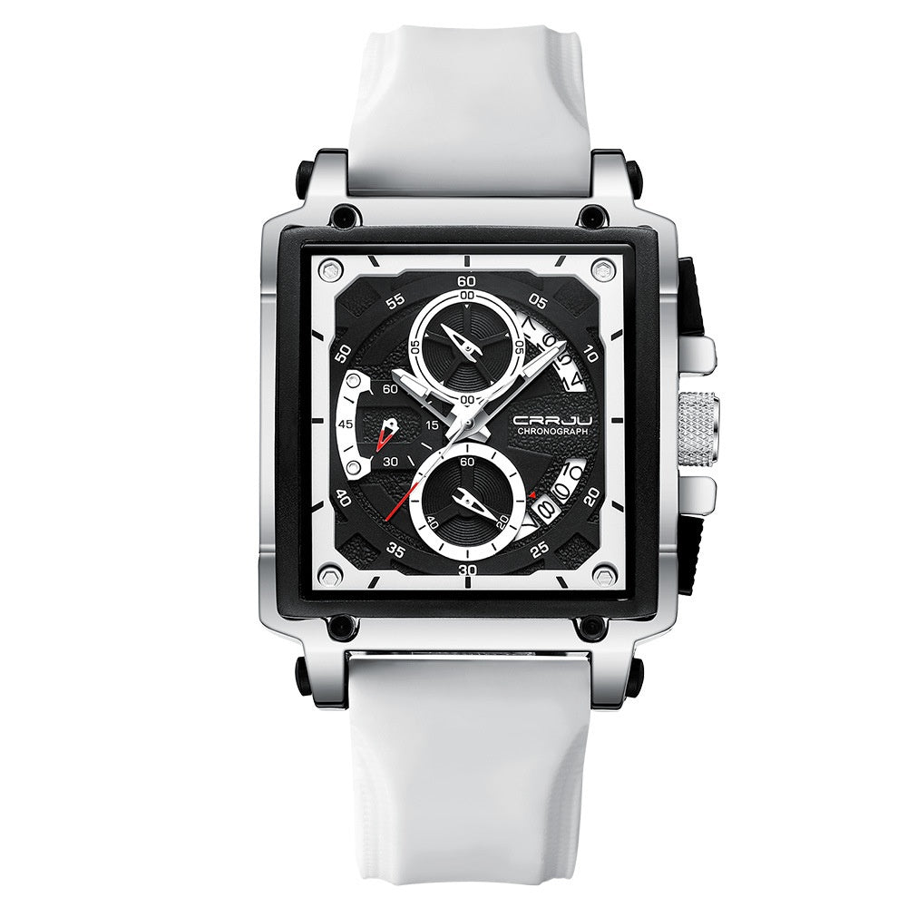 Orologio calendario da uomo cinturino tessuto