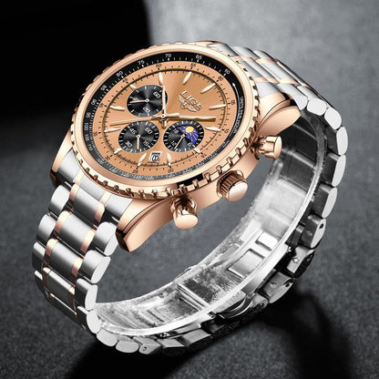 Orologio fasi lunari da uomo affari