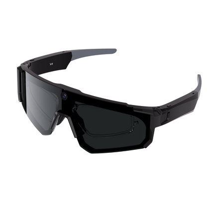 Smart glasses con fotocamera e registrazione audio
