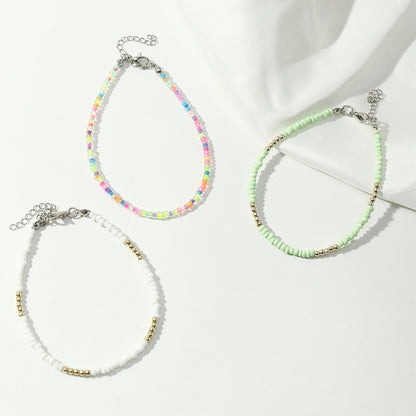 Cavigliera boho intrecciata