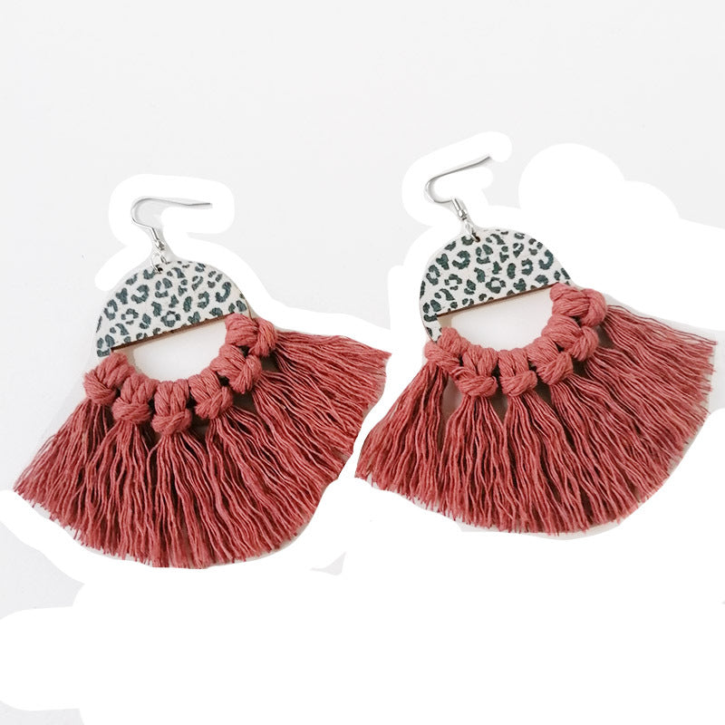 Orecchini conchiglia nappe