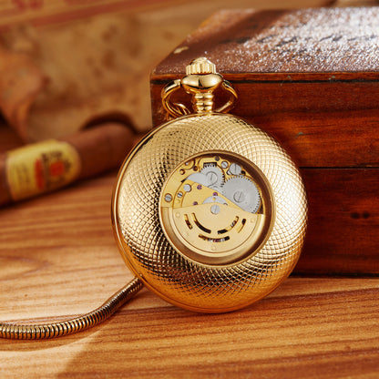 Orologio da tasca, coperchio inciso