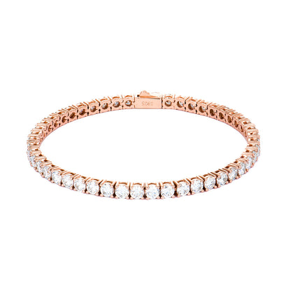 Bracciale moissanite argento da ragazza