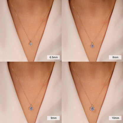 Collana moissanite sei artigli