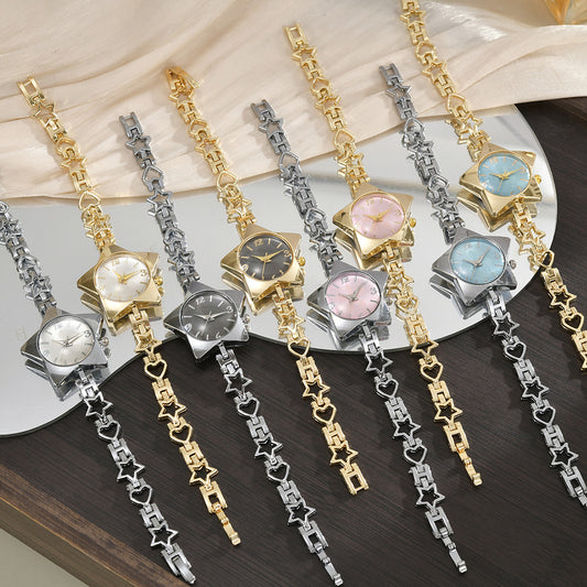 Orologio stella cuore