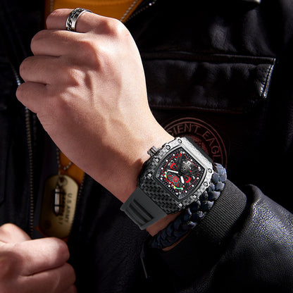 Orologio da uomo quarzo impermeabile luminoso