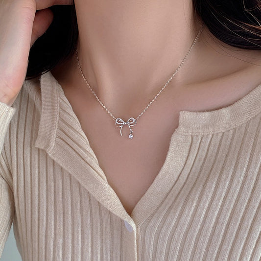 Collana farfalla argento con nodo