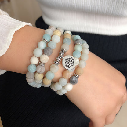 Bracciale perle succulenta