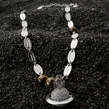 Collana geometrica in lega