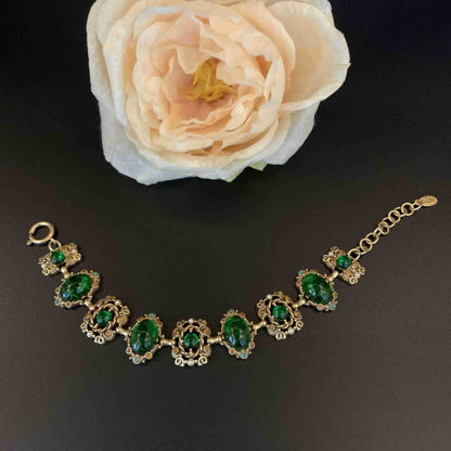 Set collana bracciale orecchini cristallo