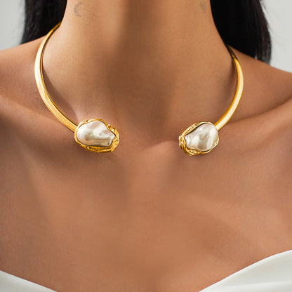 Collana Perla Barocca Retro