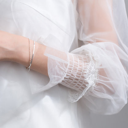 Bracciale doppio strato stile giapponese