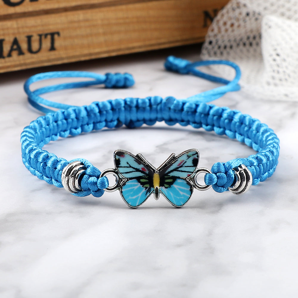 Bracciale Intrecciato Farfalla