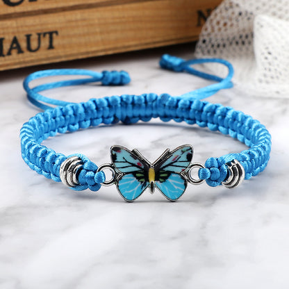 Bracciale Intrecciato Farfalla