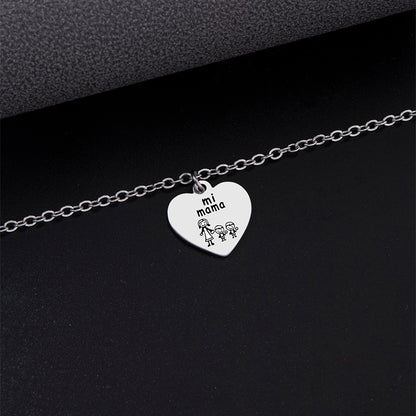 Cavigliera cuore pesca