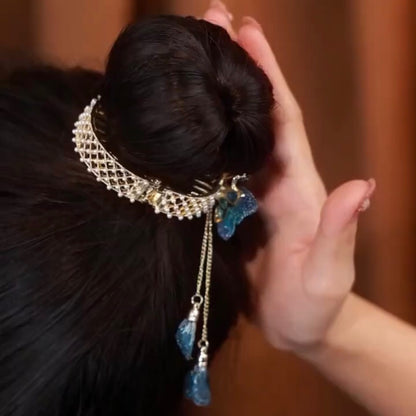 Clip Farfalla Ricamata