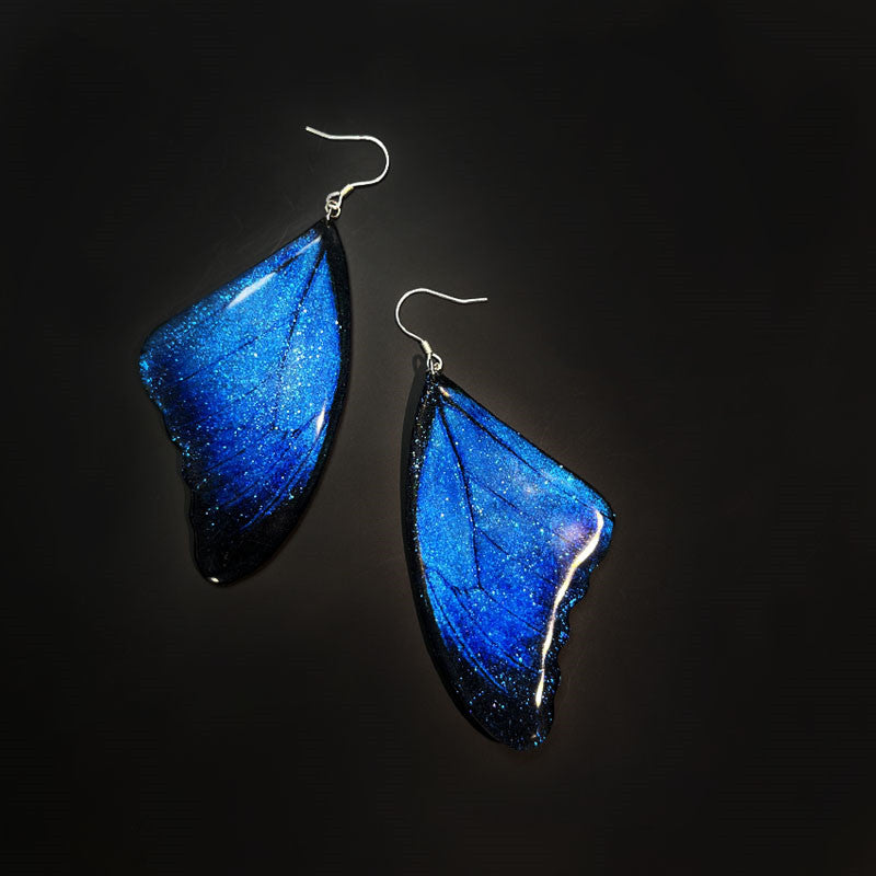 Orecchini Farfalla Blu