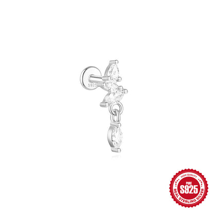 Orecchini Argento 925 con Cristalli