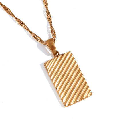 Collana retrò in acciaio