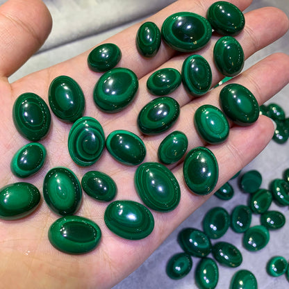 Anello malachite fiore