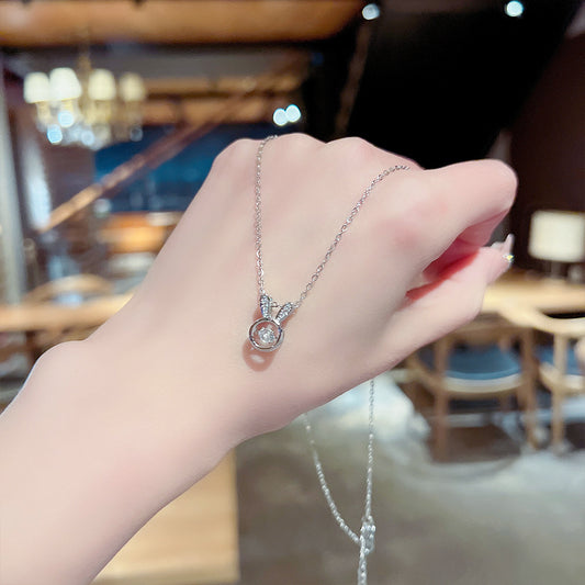 Collana coniglio acciaio titanio